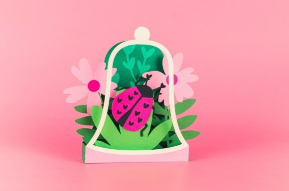 Download Love Bug Box Card - Card Collection