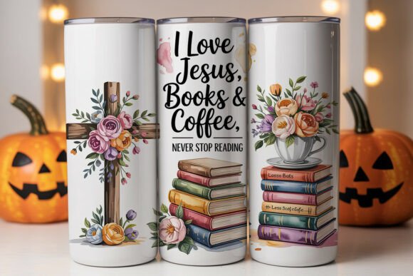 Download Jesus Books &amp; Coffee Tumbler Wrap - Coffee tumbler Collection