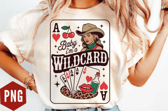 Download Wild Card Cowgirl Western PNG Design - Card Collection