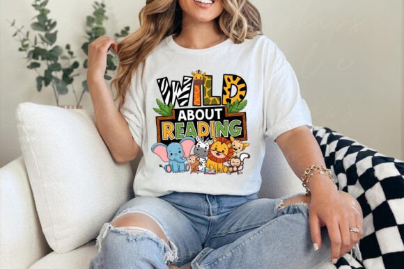 Download Wild About Reading Book Lover PNG - Premium Bundle