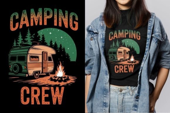 Download Camping Crew Sublimation Design - Premium Bundle