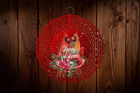 Download Wind Spinner Love Valentines Cardinal - Card Collection