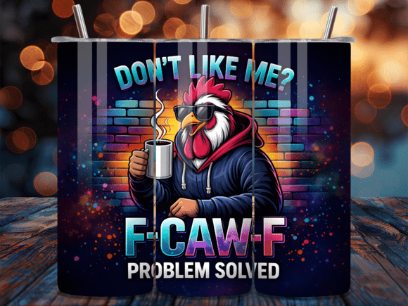 Download Sarcastic Cool Rooster Coffee Tumbler - Premium Resources